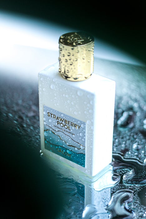Water-beaded perfume bottle from Salum's Polynesian Soul collection
