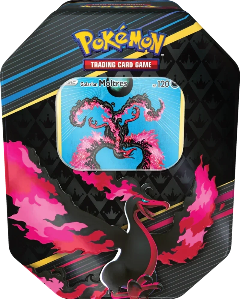 Pokemon Crown Zenith Tin Galarian Moltres