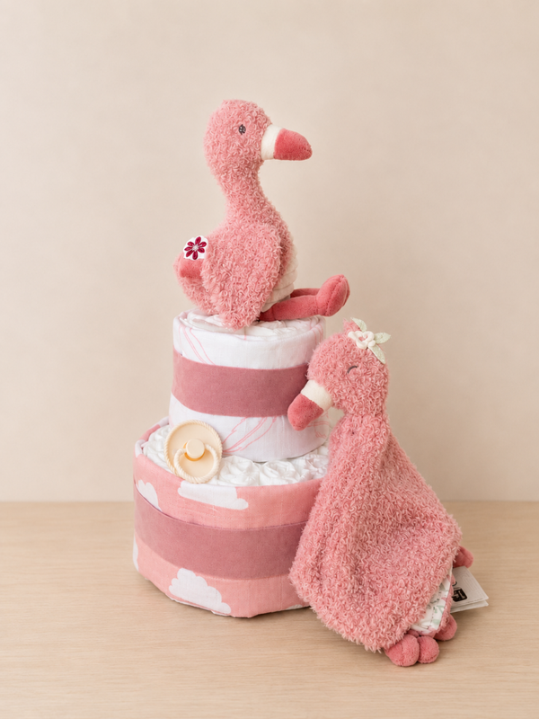 Luiertaart Little Dutch Flamingo