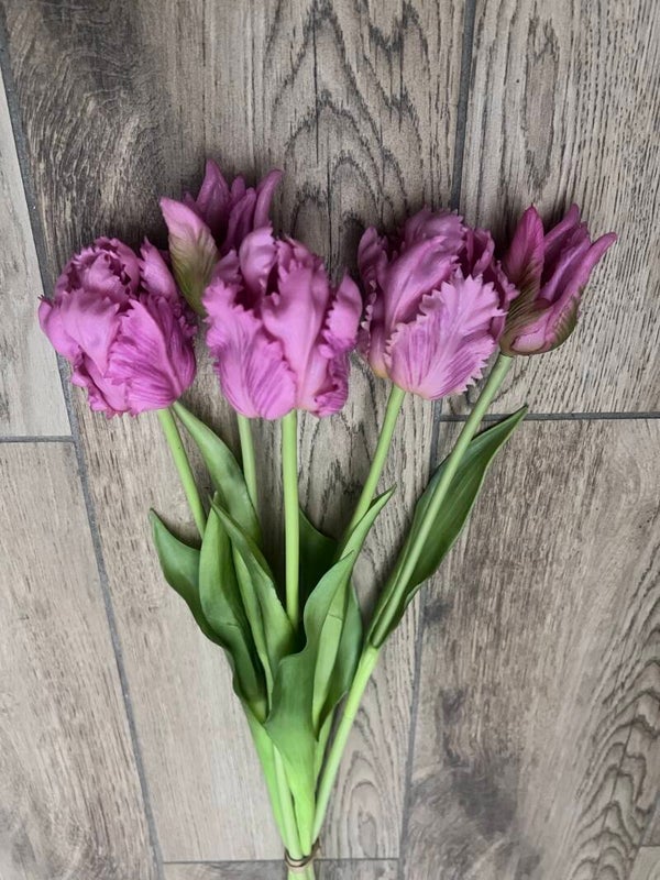 Kunst tulpen roze