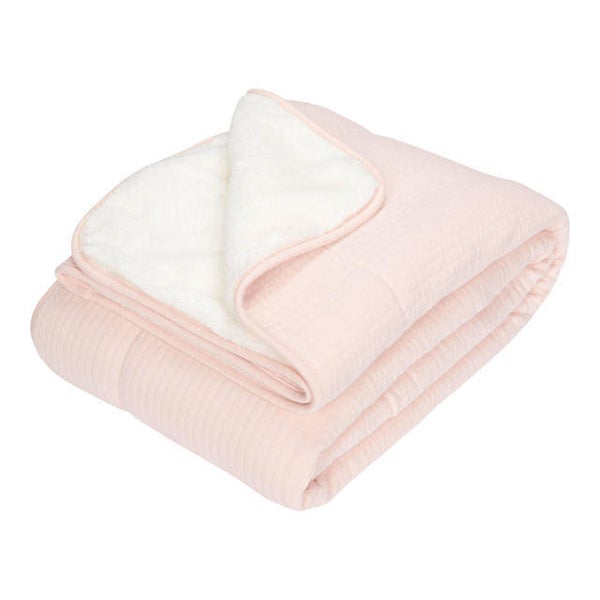 Little Dutch Wieg deken pure soft pink