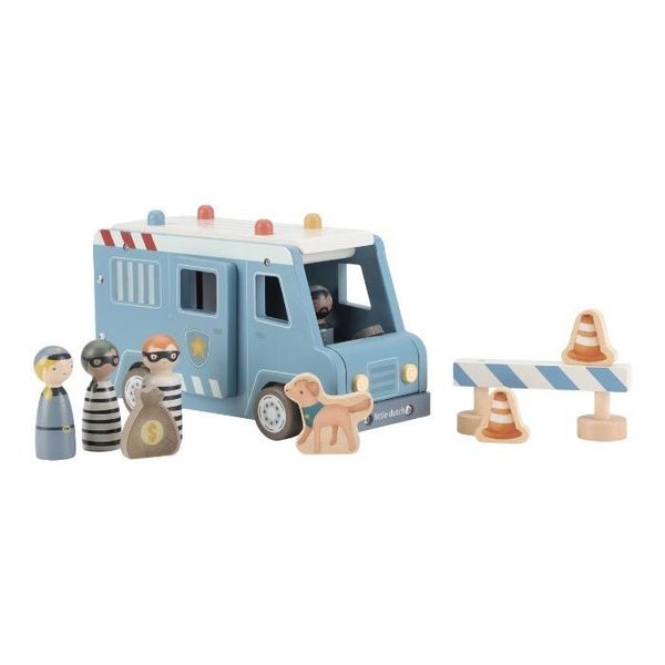 Little Dutch houten politiebus