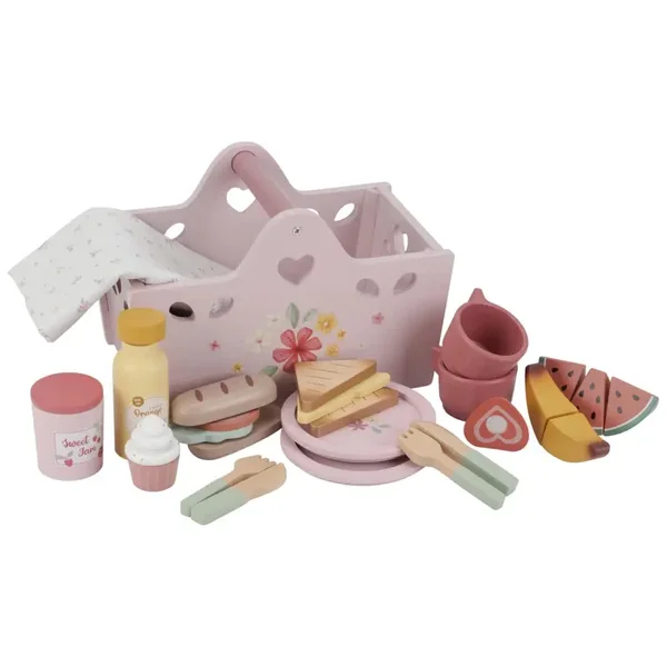 Little Dutch houten picknickset Pink