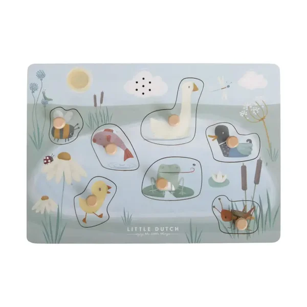 Little Dutch Houten Geluidenpuzzel Little Goose