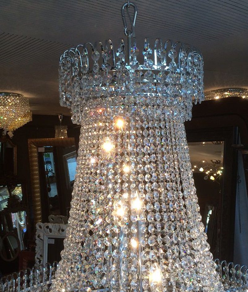 Kristal Zakkroonluchter van 120 cm diameter