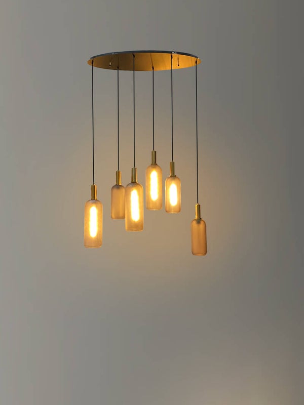 Bottle 6 lichts - OVAAL