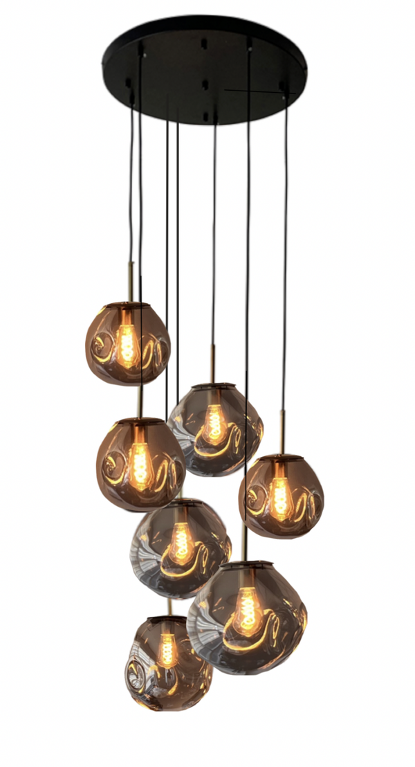 DINO EGGS BLACK SMOKE 7 lichts VIDE