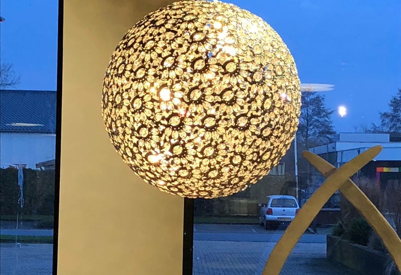 ANWIO Zwarte kristallen plafondlamp, moderne plafondverlichting ANWIO Zwarte kristallen plafondlamp, moderne plafondverlichting