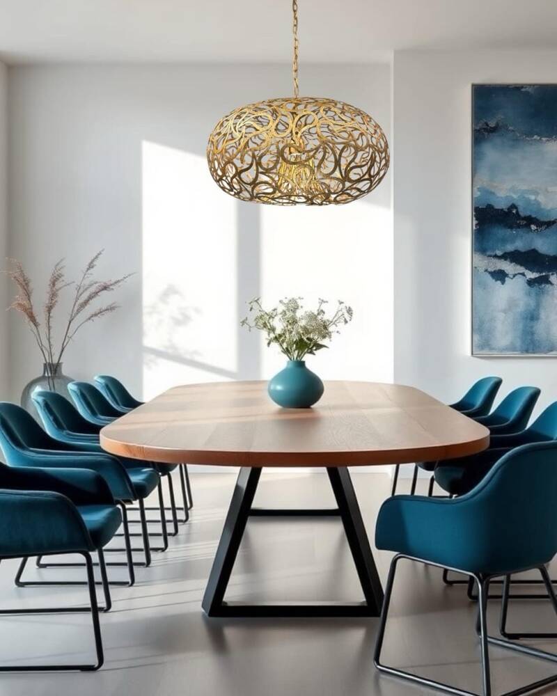 sfeerfoto MOMO hanglamp Leclercq en Bouwman verlichting