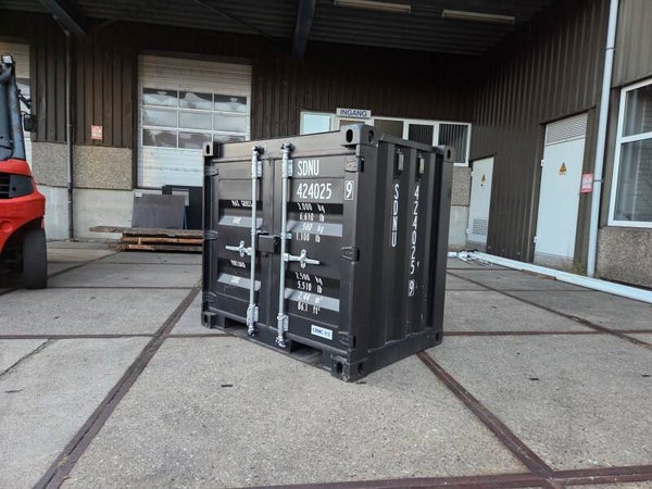 4FT MINICONTAINER - ZWART (RAL 9005)