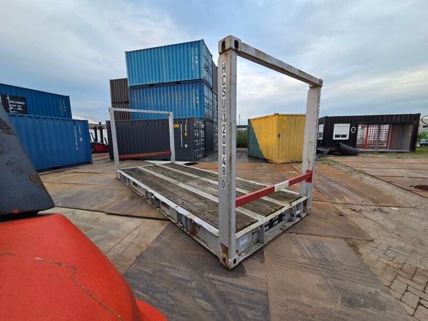 GEBRUIKTE 20FT FLATRACKCONTAINER -  (DLT20-P4)