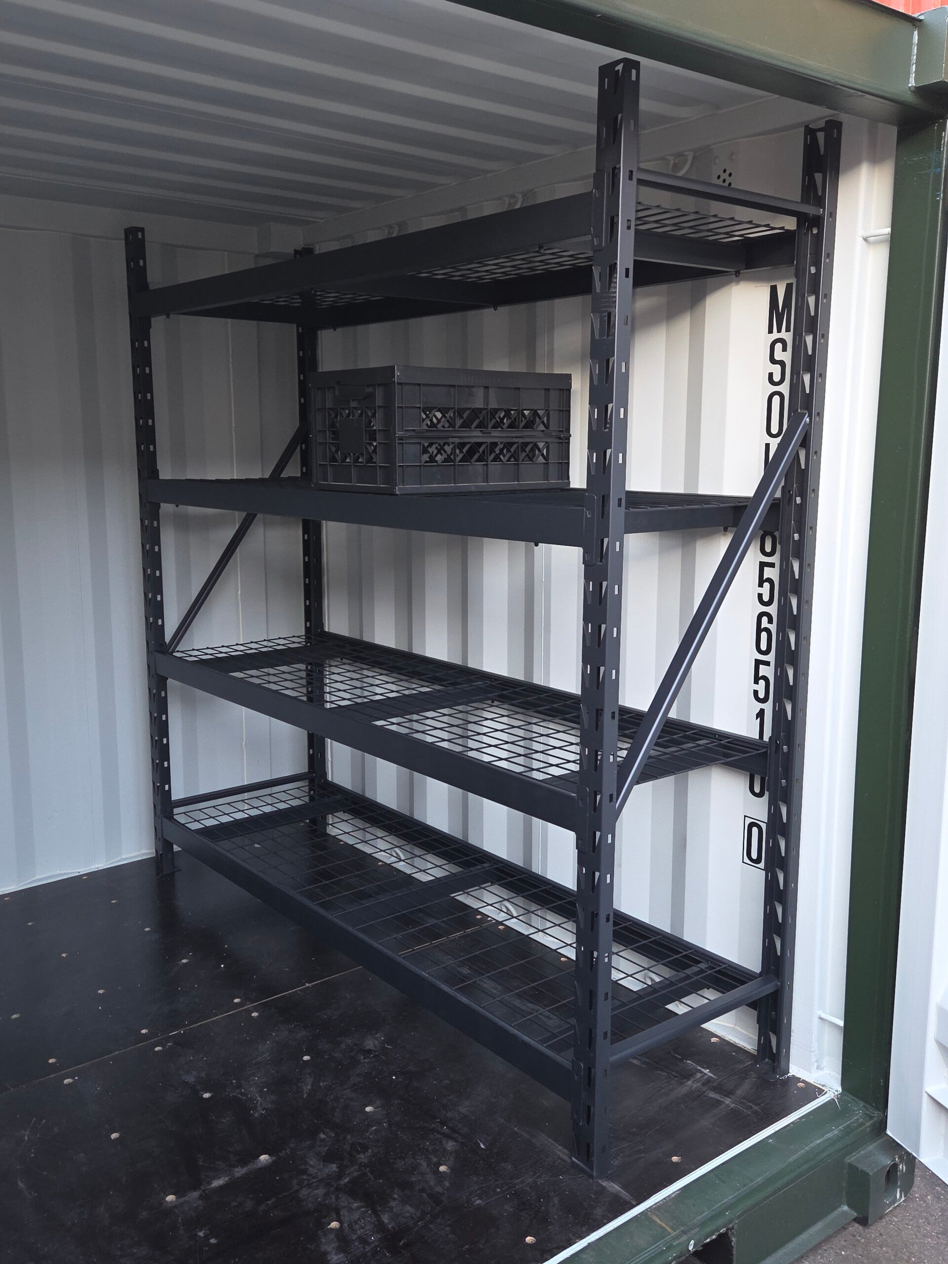 Containerstelling zwart