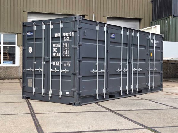 20FT CONTAINER OPEN SIDE - ANTRACIET RAL7016