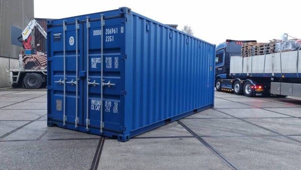 20FT CONTAINER - BLAUW RAL 5010