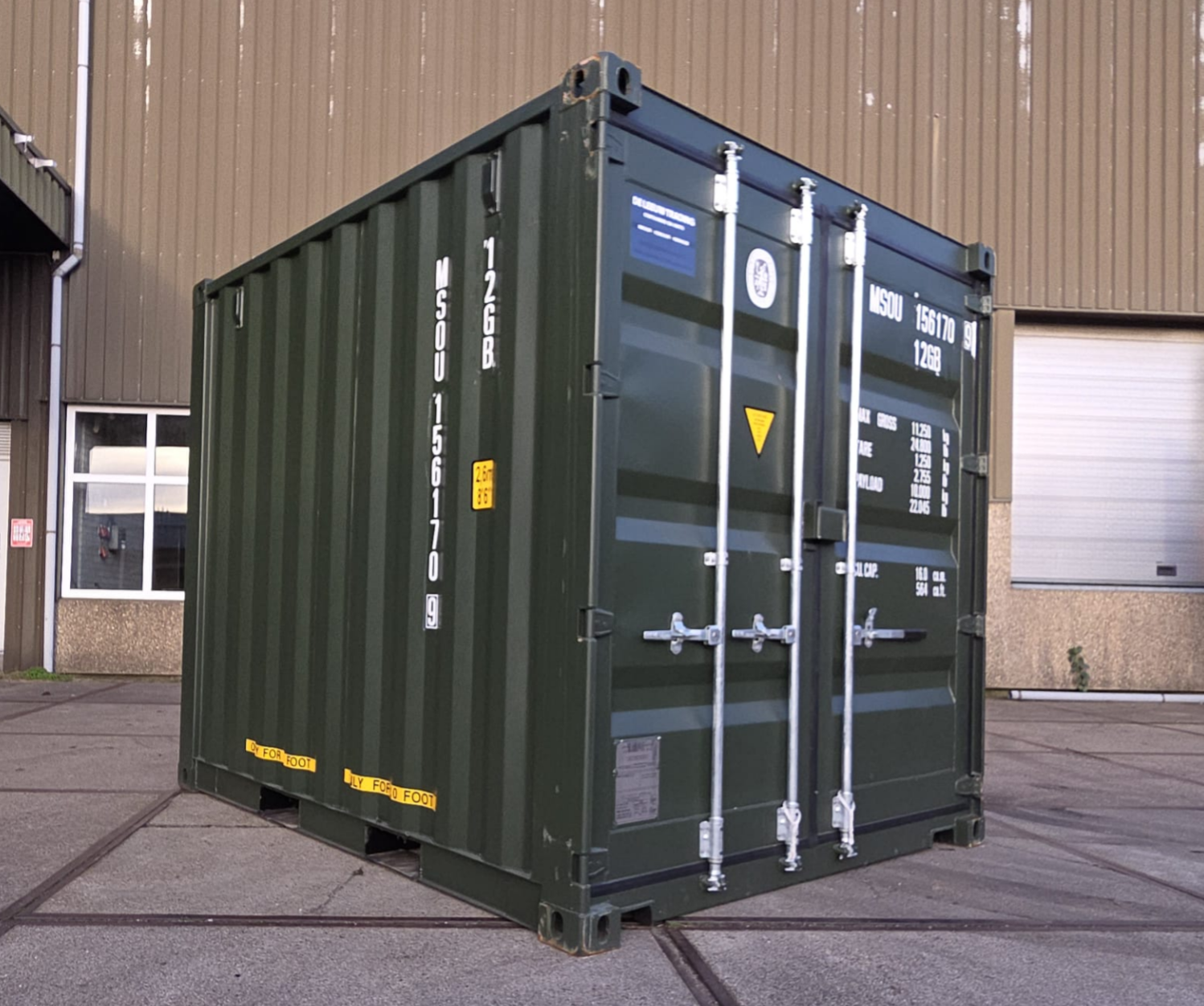 10FT CONTAINER - GROEN RAL 6007