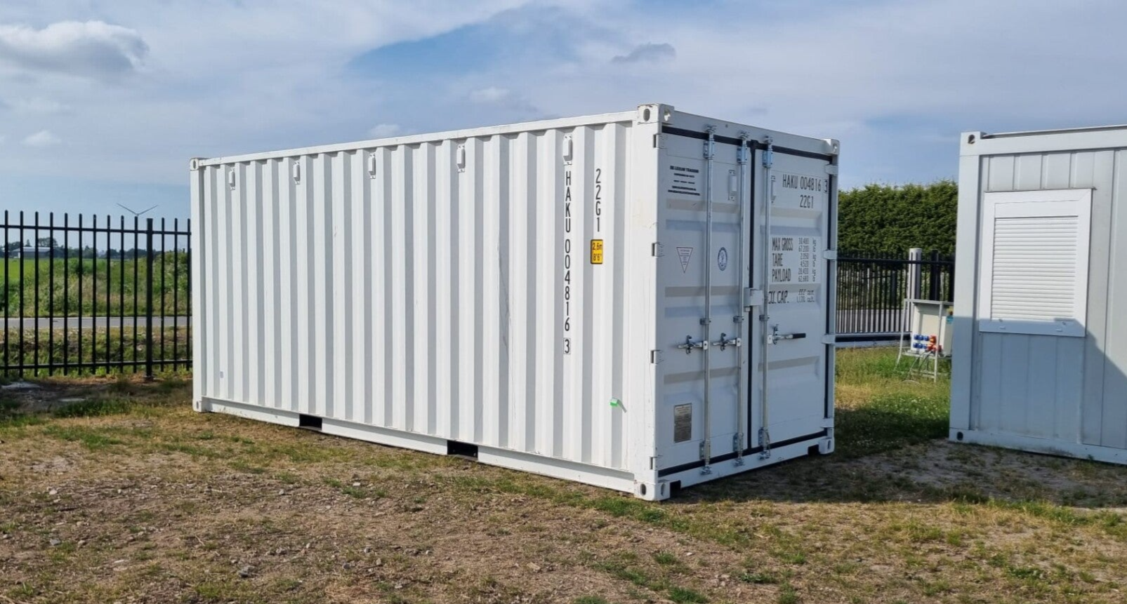 20FT CONTAINER - WIT RAL 9010