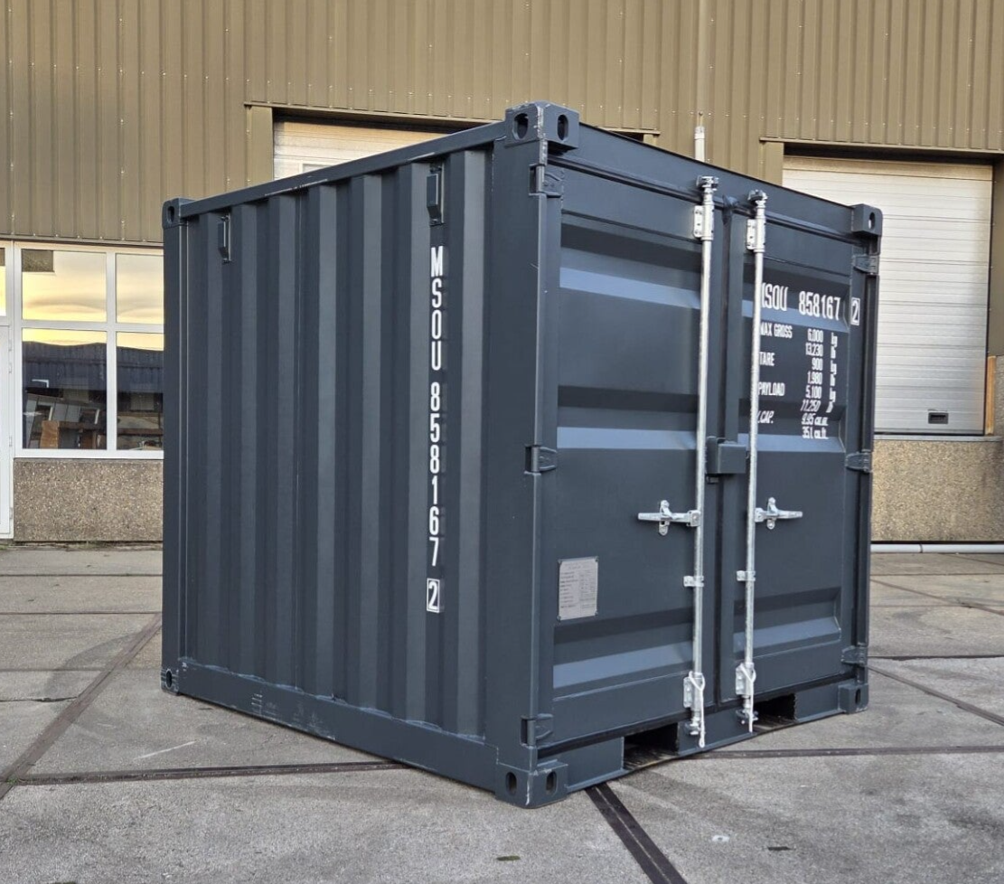 8FT CONTAINER - ANTRACIET RAL 7016
