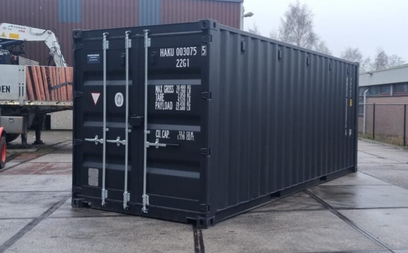 20FT CONTAINER - ZWART RAL 9005
