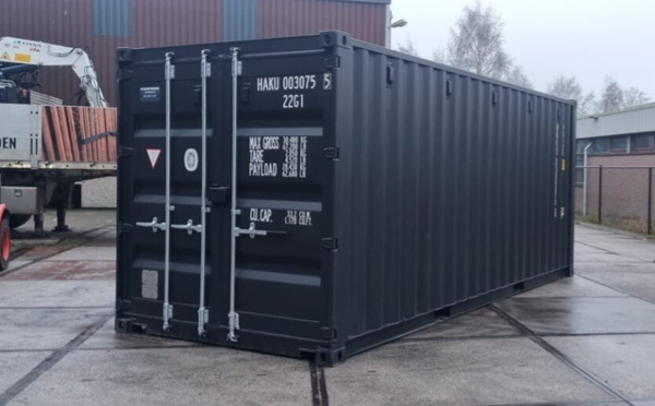 20FT CONTAINER - ZWART RAL 9005