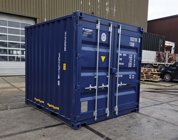 10FT CONTAINER - BLAUW RAL 5013