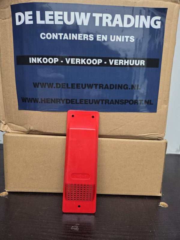 Ventilatieroosters voor zeecontainers - rood ral 3020
