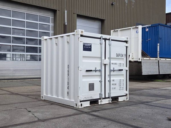 6FT CONTAINER - WIT RAL 9010