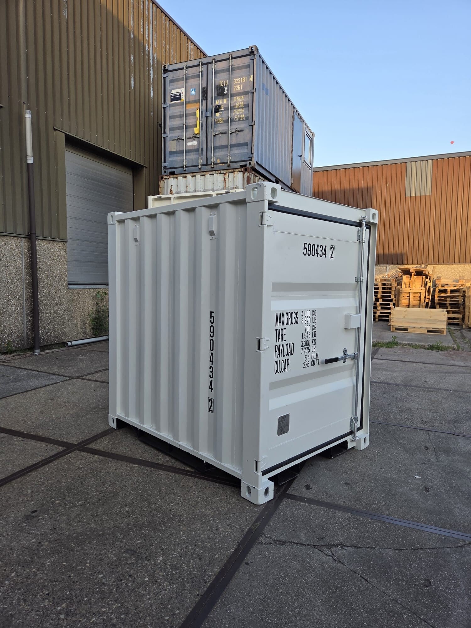 5FT OPSLAGCONTAINER - WIT (RAL 9010)