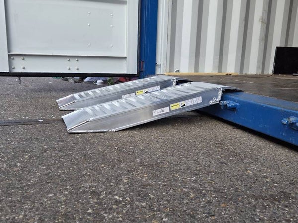 Aluminium inrijplaten voor zeecontainers – 93 CM