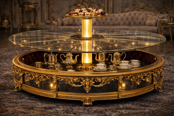 TABLE DESIGNE AMIRA LUXE ELEGANCE ROYALE
