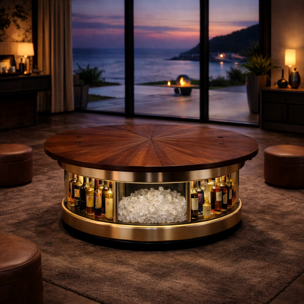 TABLE DESIGNE AMIRA LUXE ODYSEE VINYL