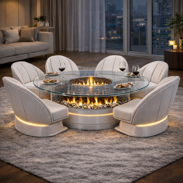 TABLE DESIGNE AMIRA LUXE ELEGANCE ROYALE