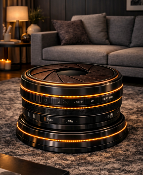 TABLE DESIGNE AMIRA LUXE TECH TONE