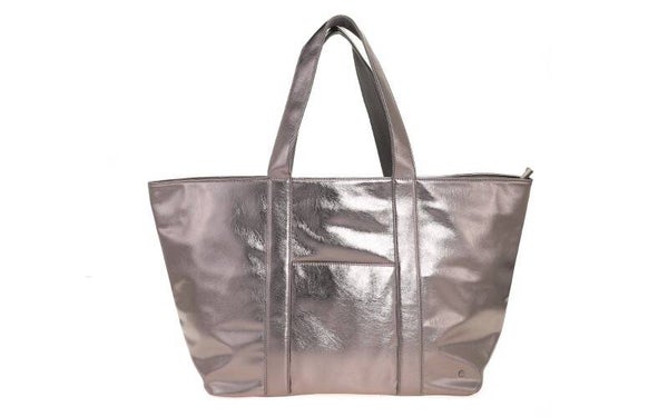 Schoudertas/shopper Seychellen 'metallic'