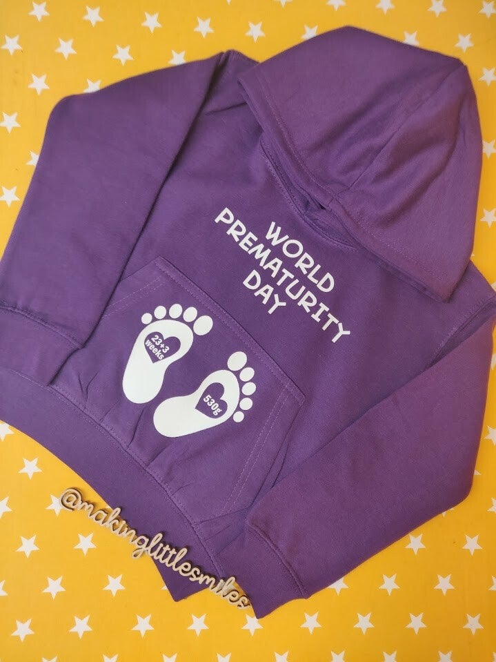 Purple World Prem Day Kids Cosy Sweatshirt/Hoody