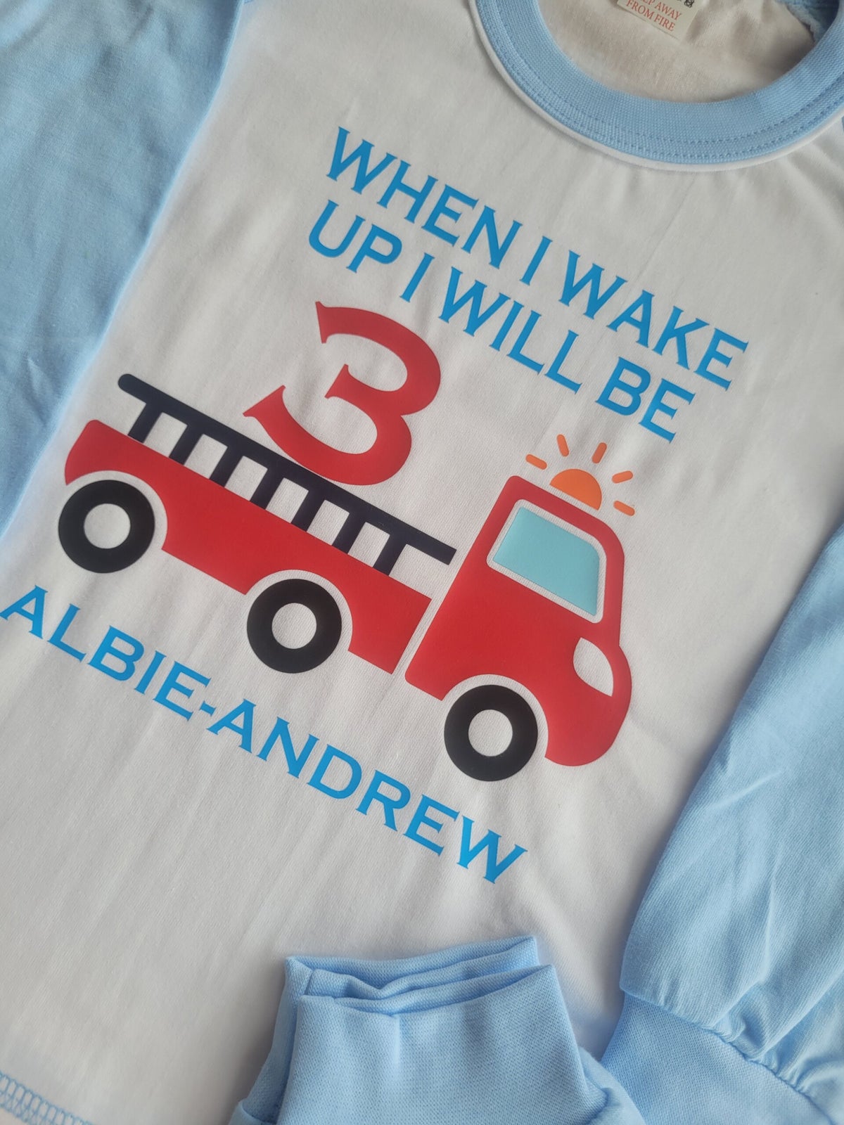 Fire Engine When I Wake Up Pyjamas | Making Little Smiles