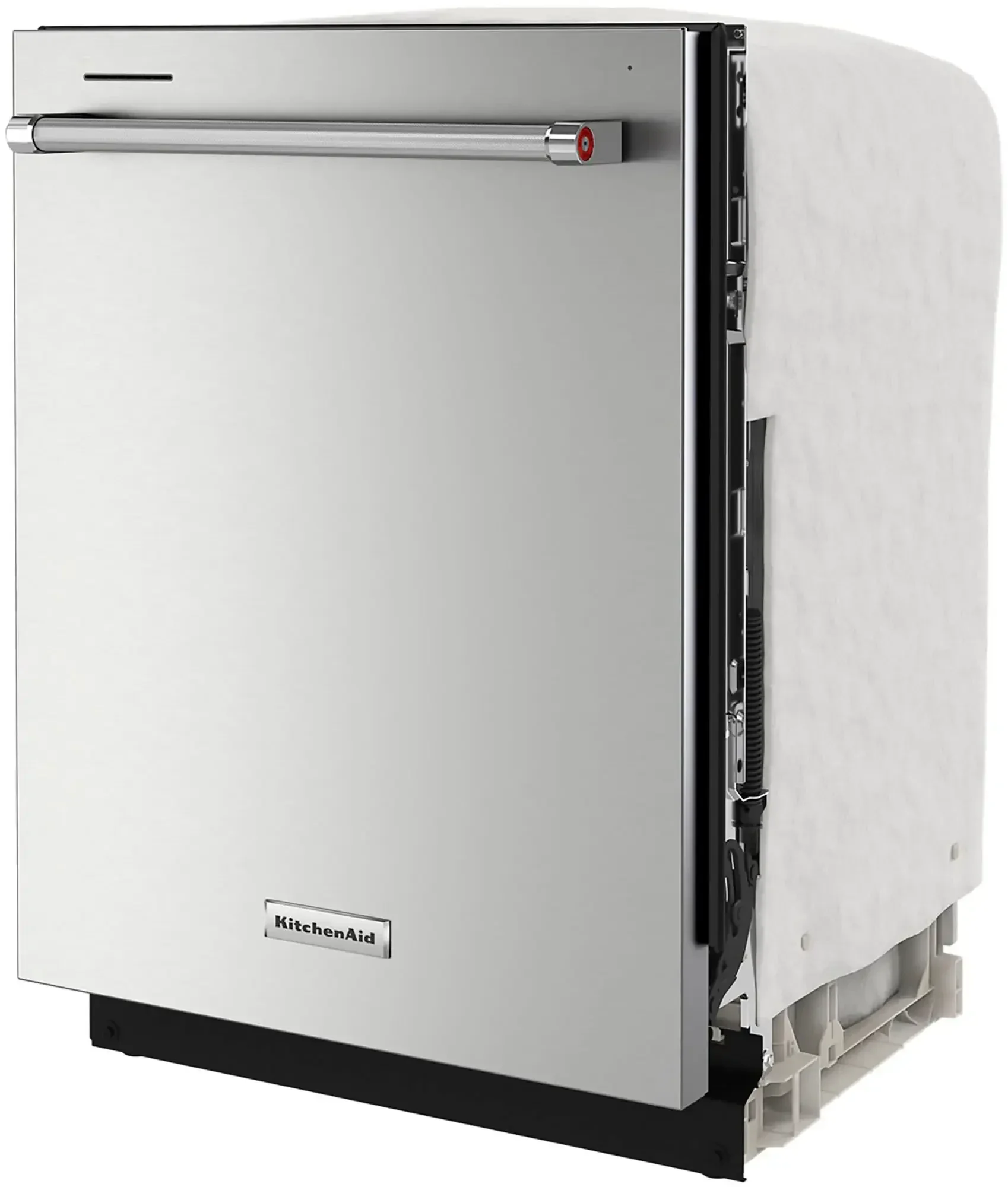 KitchenAid - 24" Top Control Built-In Stainless Steel Tub Dishwasher with 3rd Rack, FreeFlex, 44 dBA - Stainless Steel