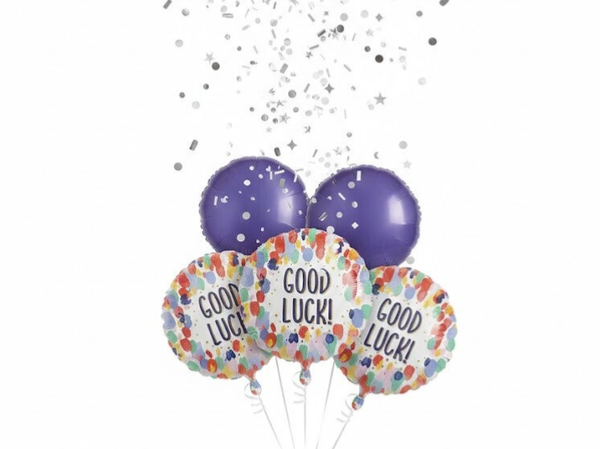 Good Luck Mylar balloon Bouquet