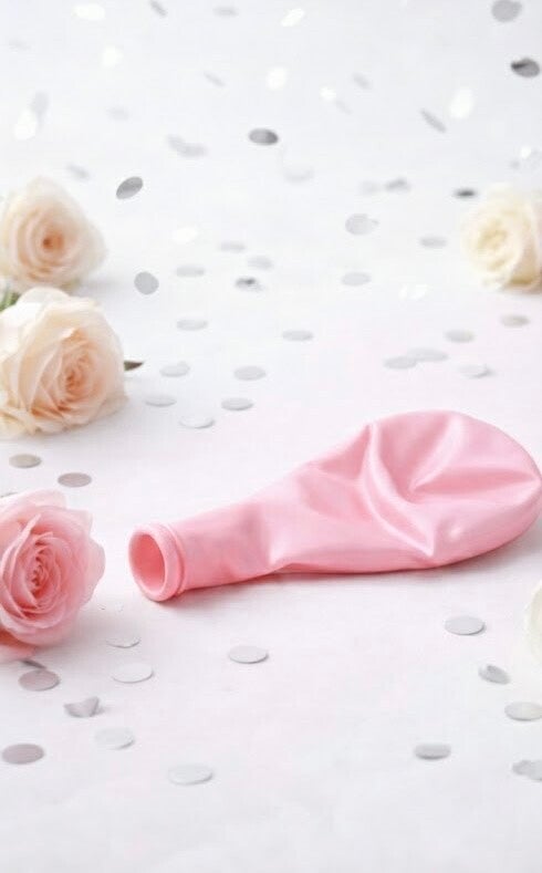 12" Pastel Pink Latex Balloon