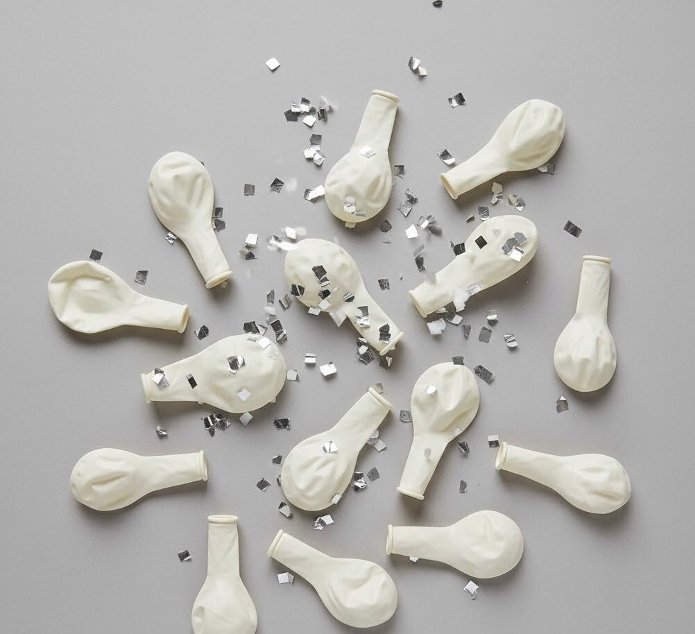 5" White Latex Balloon