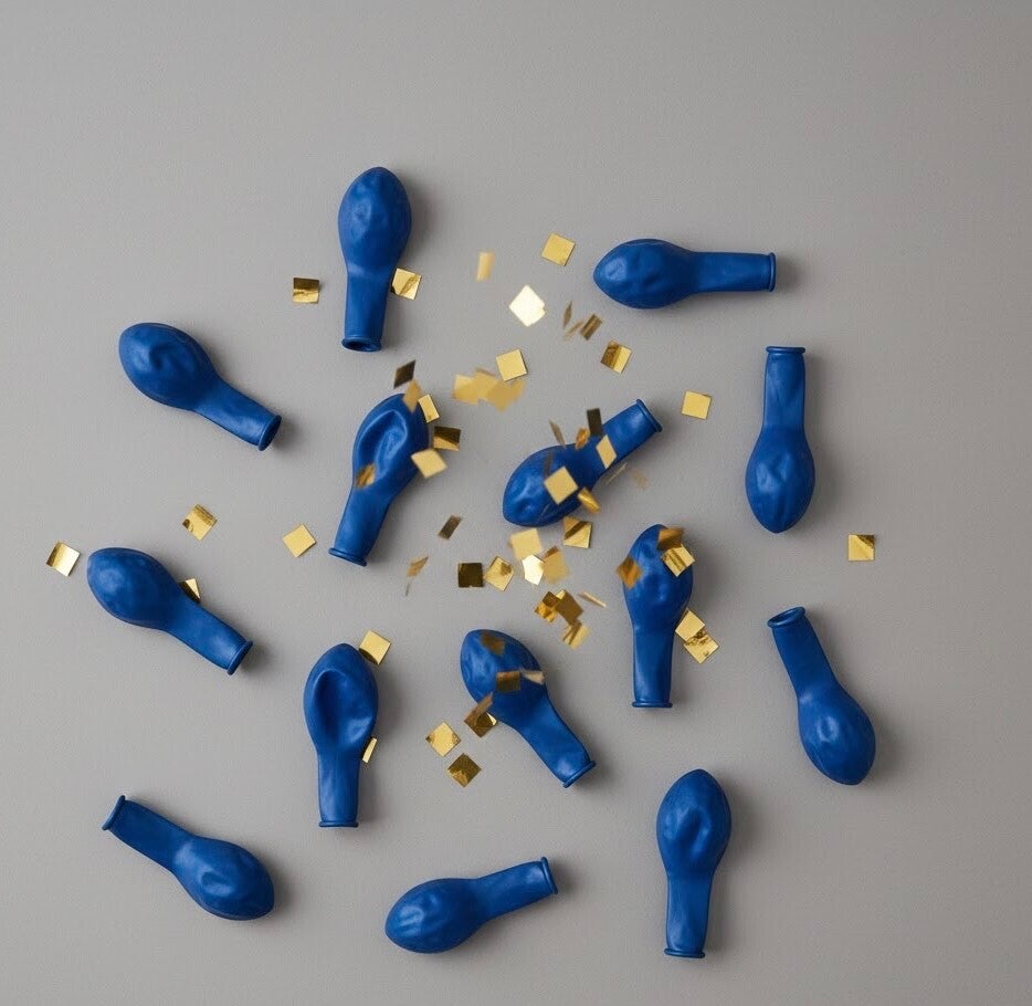 5" Royal Blue Latex Balloon