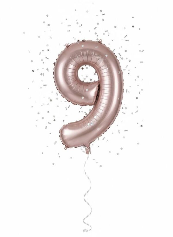 34” #9 Satin Mylar balloon