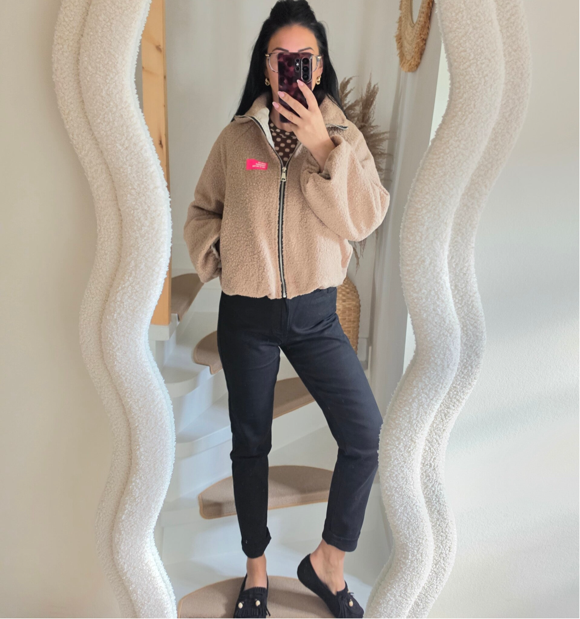 MILOU teddy fleece jacket (div.kleuren)