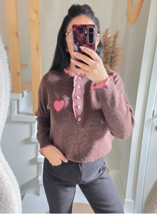 CELESTE hart sweater