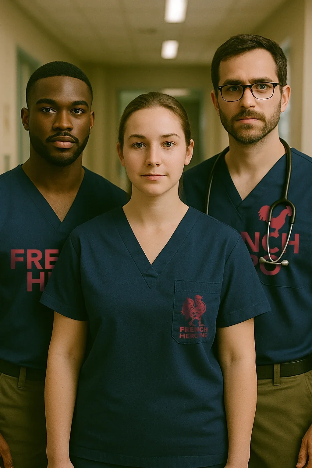 Héros Français - French Hero - Bureau Ovale - Rugby - Patriotisme - Soignants - Hopitaux