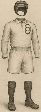 le premier maillot de l'équipe de France