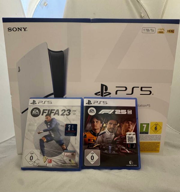 Playstation 5 Disc Version 1TB Inkl. 2. Spiele