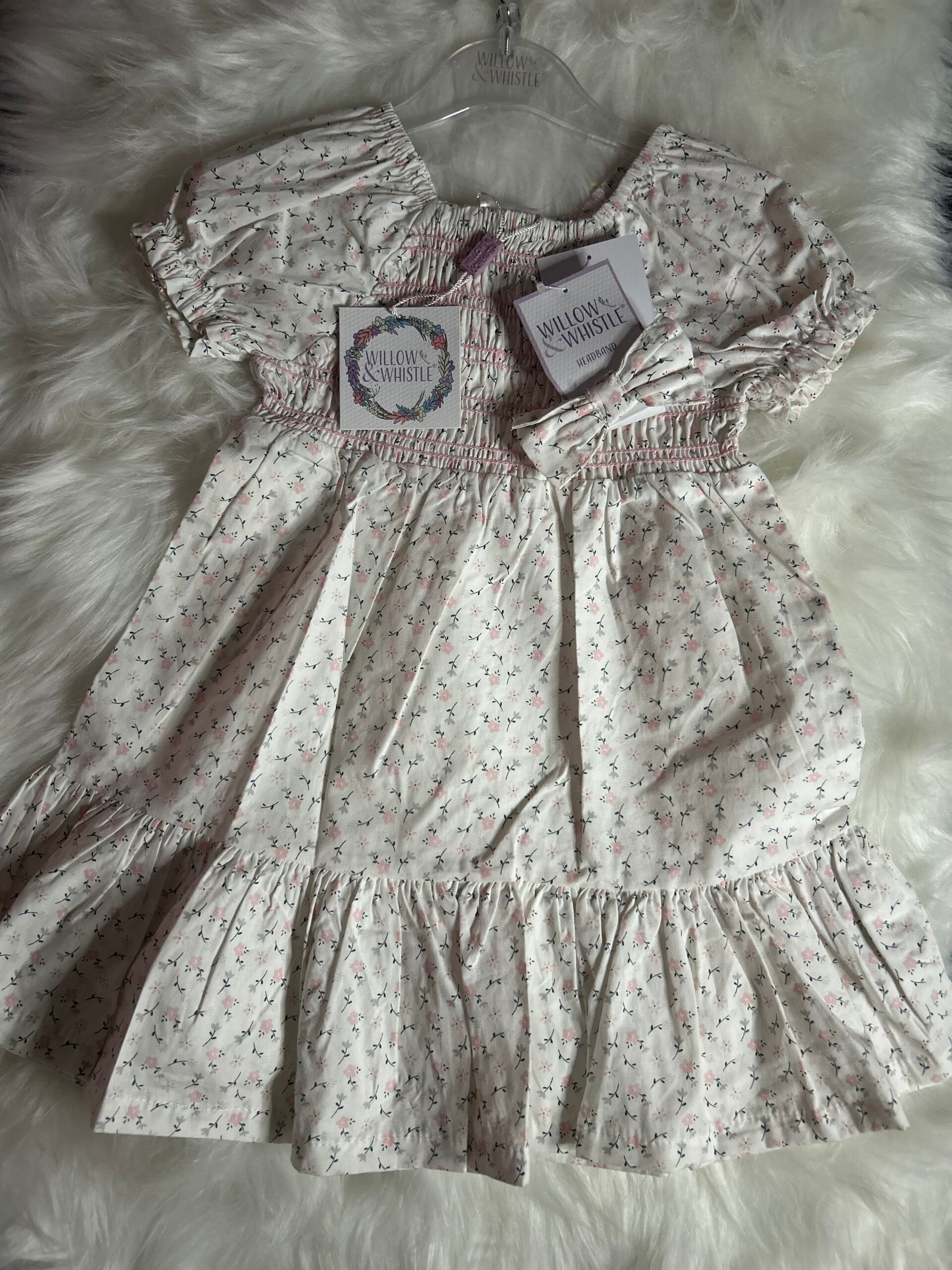 sachin and babi light blue dress Black Oasis Ditsy Embroidered Smock Dress main image 0