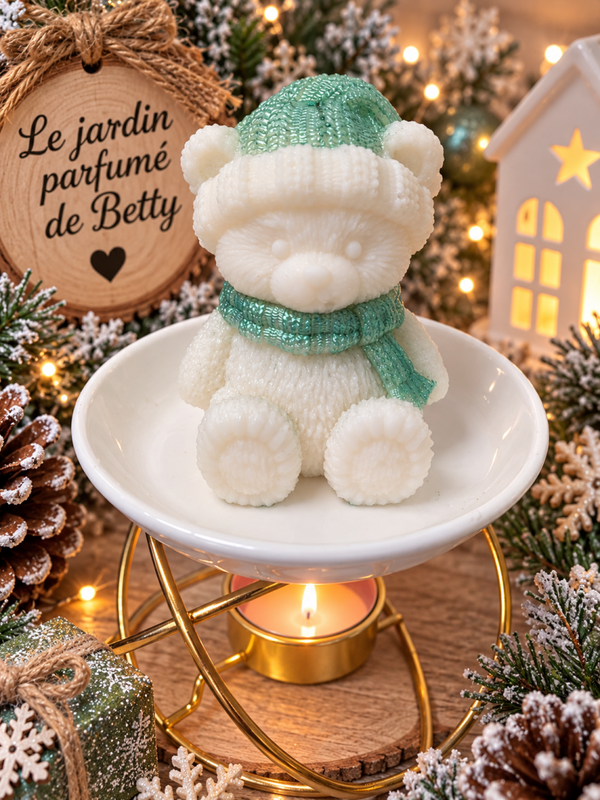 Fondant parfumé « Ourson douceur d’hiver »