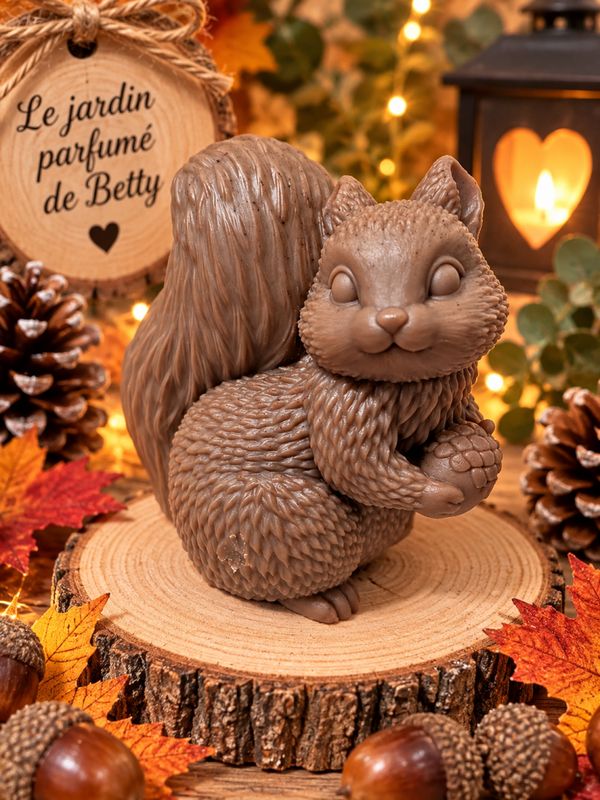 Fondant parfumé « Écureuil des bois »