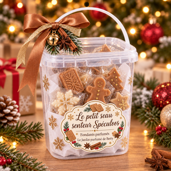 Le petit seau de fondants parfumés – Senteur Spéculoos
